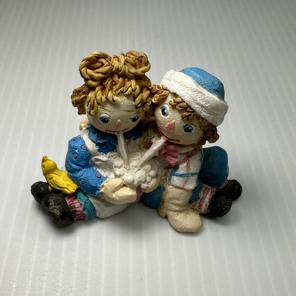 Vintage Raggedy Ann Miniature Tea Set Popular Imports Full 10 Piece Set 1997 - Picture 3 of 14